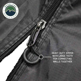OVS XD Nomadic 180 Awning Wall — Feature shot: heavy-duty zipper teeth