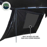 OVS XD Nomadic 270 Awning & Wall Kit Combo — Feature shot: built-in door with no-see-um mesh