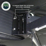 OVS XD Nomadic 270 Awning & Wall Kit Combo — Feature shot: aluminum box-extrusion frame with stainless hardware