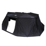 OVS XD Nomadic 270 Awning Walls with Blackout — Feature shot: black walls fully enclosing the awning