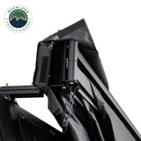 OVS XD Nomadic 270 Awning with Lights & Blackout — Feature shot: rivet-free pivoting rafter arm at the hinge
