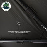 OVS XD Nomadic 270 Awning with Lights & Blackout — Feature shot: blackout undercoat that blocks light and heat