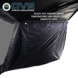 OVS XD Nomadic 270 Awning Walls with Blackout — Feature shot: blackout coating keeps the interior cooler