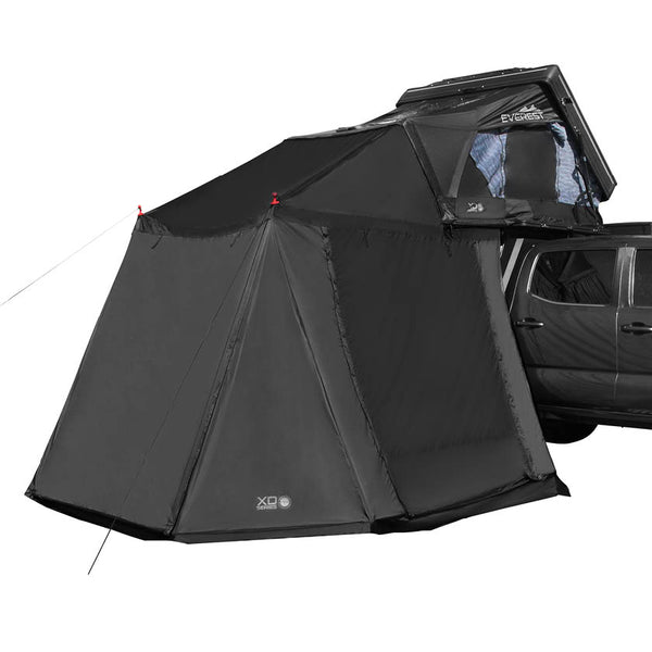 OVS XD Everest Annex Room — Feature shot: annex under an Everest tent on a pickup