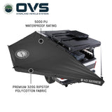 OVS XD Nomadic 180 LTE Awning — Feature shot: 320G ripstop fabric rated 5000 PU