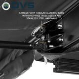 OVS XD Nomadic 180 LTE Awning — Feature shot: lightweight tubular aluminum arms