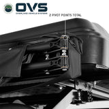 OVS XD Nomadic 180 LTE Awning — Feature shot: swivel pivot point at the awning base