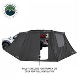OVS XD Nomadic 180 LTE Awning Wall — Feature shot: fully enclosed for privacy