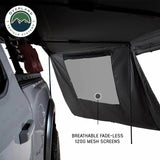 OVS XD Nomadic 180 LTE Awning Wall — Feature shot: breathable mesh screens