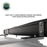 OVS XD Nomadic 90 Self-Deploying Awning — Feature shot: heavy-duty L-brackets