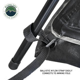 OVS XD Nomadic 270/180 Awning Room Enclosure — Feature shot: ballistic nylon strap to the awning pole