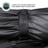 OVS XD Nomadic 270 LT Awning — Feature shot: heavy-duty hook-and-loop straps that hold the folded awning closed