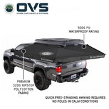 OVS XD Nomadic 270 LTE Awning — Feature shot: opened freestanding with no poles