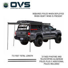 OVS XD Nomadic 270 LTE Awning – 270° Compact Overland Shade Shelter