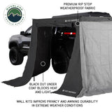 OVS XD Nomadic 270 LTE Awning Walls — Feature shot: premium ripstop fabric with blackout undercoat