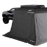 OVS XD Nomadic 270 LTE Awning Walls — Feature shot: walls enclosing a 270 LTE awning on a pickup