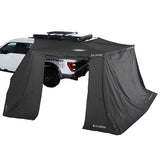 OVS XD Nomadic 270 LT Awning Walls — Feature shot: walls enclosing a 270 LT awning on a pickup