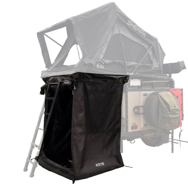 OVS XD Sherpa Annex Room — Feature shot: annex under an XD Sherpa tent