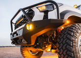 Backwoods Adventure Mods Hi-Lite Bull Bar (2024–2027 Tacoma) — Feature shot: high-clearance profile with the winch mount