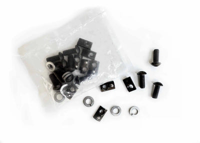 Backwoods Adventure Mods DRIFTR T-Nut Kit (Universal) — Feature shot: 10-pack of sliding T-nuts, lock washers and screws
