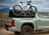 Backwoods Adventure Mods Bike Tray Mounts (Universal) — Feature shot: mounts installed on a 3rd gen Tundra bed rack