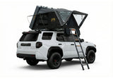 Roofnest Condor Overland 2 XL Air — Feature shot: closed tent mounted on a 4Runner, rear view