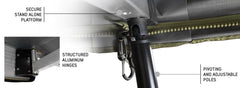 OVS 270 Degree Awning with Brackets for Mid - High Roofline Vans