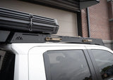 Backwoods Adventure Mods DRIFTR Roof Rack (2024–2027 Tacoma) — Feature shot: rear of the rack