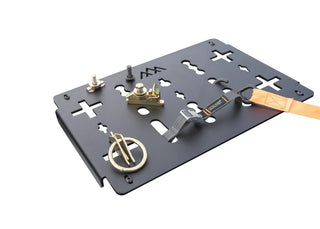 Backwoods Adventure Mods DRIFTR Deck Panel (Universal) — Feature shot: single aluminum deck panel in black powder coat