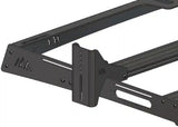 Backwoods Adventure Mods HD Awning Brackets (Universal) — Feature shot: diagram of the slotted bracket mounting face