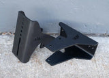 Backwoods Adventure Mods HD Awning Brackets (Universal) — Feature shot: single bracket in black powder coat