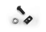 Backwoods Adventure Mods DRIFTR T-Nut Kit (Universal) — Feature shot: close-up of a black oxide roll-in T-nut