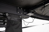 FSR 180 Tailgate Awning — Feature shot: built-in LED lights and wiring close-up