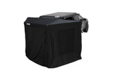 FSR 180 Tailgate Awning Walls 96" — Lifestyle shot: walls zipped onto the 180 Tailgate Awning, closing in the back of the rig as a private rear shelter at camp