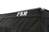 FSR 270 Awning Walls V2 — Feature shot: close-up of the walls zipped to the awning's attachment points