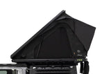 FSR Aspen Pro — Feature shot: front hero view of the deployed low-profile hard shell rooftop tent