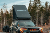FSR Aspen Pro — Lifestyle shot: installed on a Toyota 4Runner roof rack