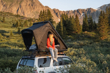 FSR Aspen Pro — Lifestyle shot: deployed at a campsite with camping gear set up