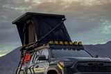 FSR Evolution XL — Lifestyle shot: deployed on a Toyota Tacoma bed rack