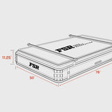 FSR Kali King — Feature shot: dimension diagram showing closed dimensions