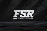 FSR Kali King — Feature shot: close-up of the door zipper and ripstop fabric materials