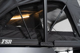 FSR Nova King — Feature shot: close-up of the cable support system that holds the shell open