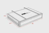 FSR Nova King — Feature shot: dimension diagram showing closed dimensions
