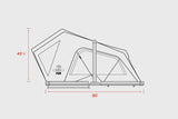 FSR Nova King — Feature shot: dimension diagram showing open length