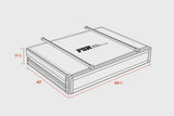 FSR Nova — Feature shot: dimension diagram showing closed dimensions