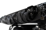 FSR Shower Awning Kit — Feature shot: closed and packed with the storage bag open