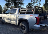 Backwoods Adventure Mods Overland Bed Rack Full Height (2007–2027 Tundra) — Feature shot: full height rack installed on a Tundra