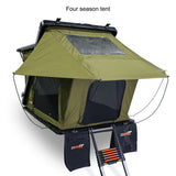 23ZERO Kabari Z — Feature shot: deployed tent with four-way door access and 360° views