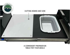 Overland Vehicle Systems Camp Kitchen With Slide Out Sink Cooking Shelf and Work Station
