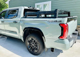 Backwoods Adventure Mods Overland Bed Rack Mid Height (2007–2027 Tundra) — Feature shot: rack bolted to the Tundra bed rails